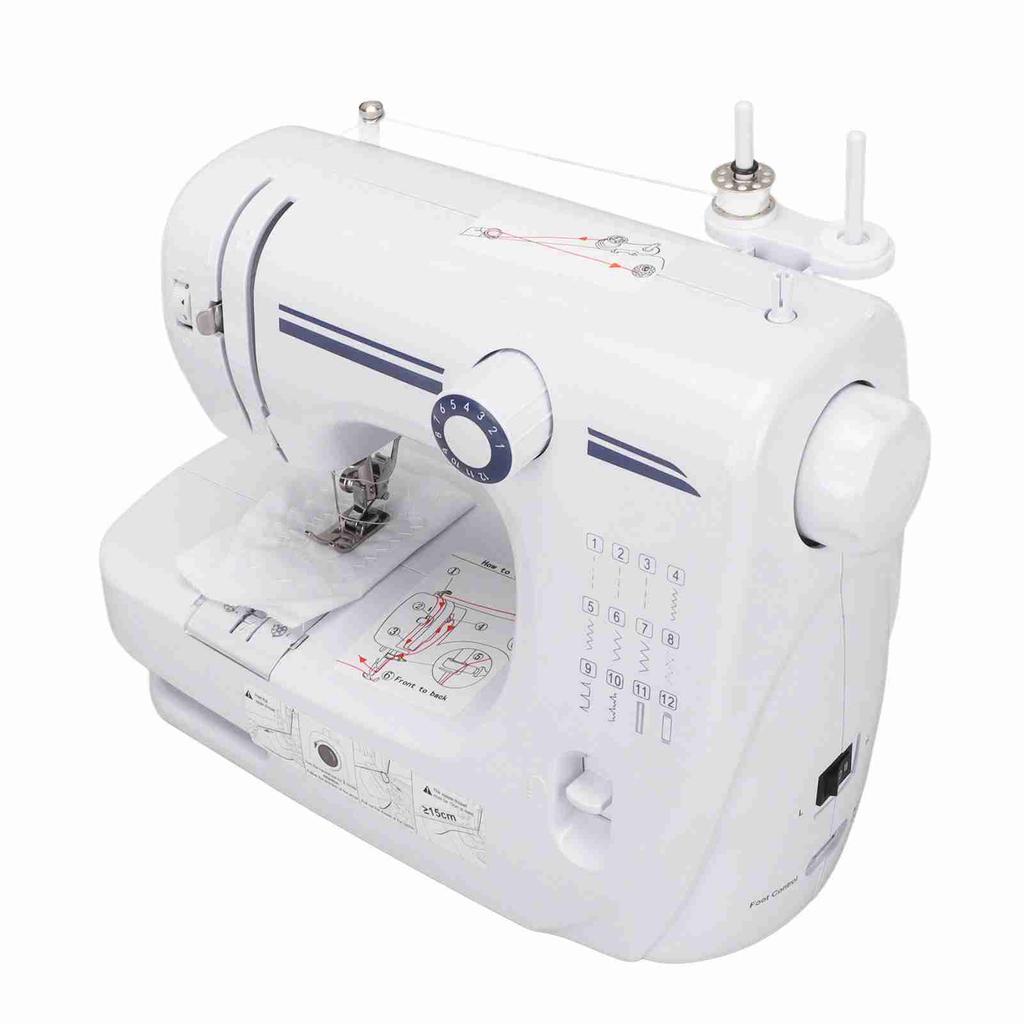 Мини швейная машина 12 стежков многофункциональная электрическая настольная швейная машина для домашнего использования