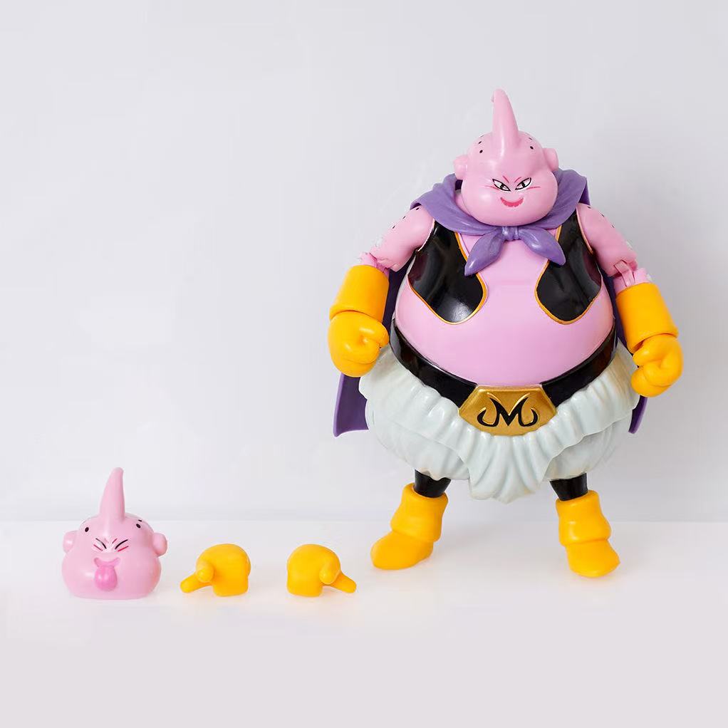 Аниме Dragon Ball 15 см Маджин Буу Сменное Лицо Подвижная Кукла Фигурка Действия Модель Подвижность Конечностей Детские Игрушки Подарки