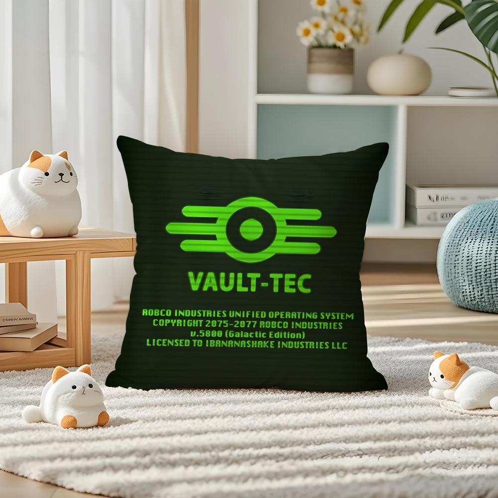 Game VVVaultS TTTec Pillow Case Silky elegant Comfort Sofa Bed Invisible zipper