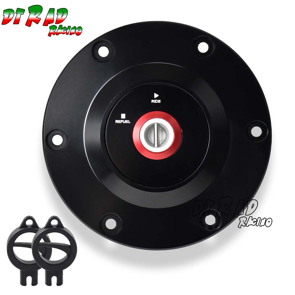 For TRIUMPH TIGER 800/XC All Year 1050 2006-2013 CNC Dirt Bike Fuel Tank Caps Motorcycle Key Locking System Oil Filler Cover