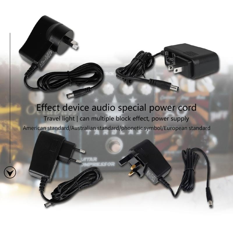AC100V-240V DC9V 1.2A Адаптер питания для динамика Зарядное устройство для динамика-тележки Звуковой сигнал Штекер питания