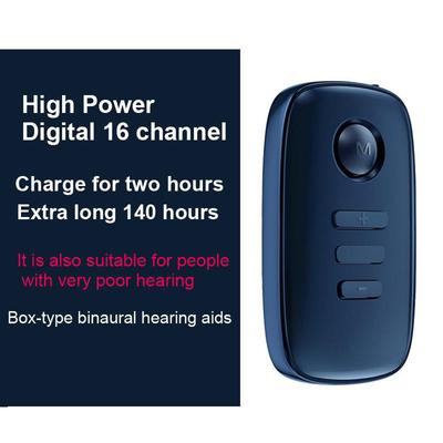 Мощный цифровой бинауральный слуховой аппарат для пожилых людей