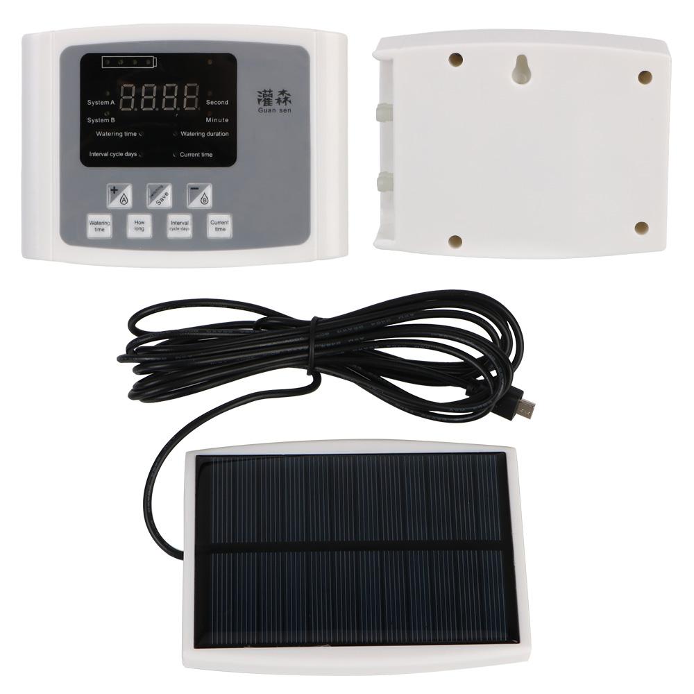 Автоматическое устройство для полива растений, система капельного орошения, таймер, устройство для капельного орошения сада, двойной насос, интеллектуальный солнечный контроллер, система таймера