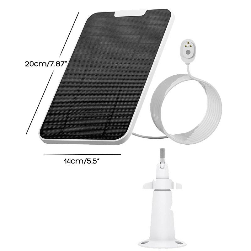Upgraded ETFE Solar Panel Charger Non-stop Charging for Arlo Ultra/Ultra 2/Pro 3/Pro 4/Pro 5S/Pro 3 Floodlight Security Camera. 4