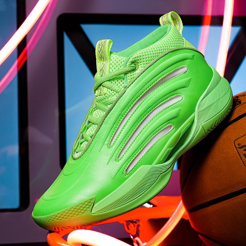 Новые мужские баскетбольные кроссовки мужские нескользящие спортивные уличные кроссовки с воздушной подушкой дышащие удобные тренировочные баскетбольные кроссовки