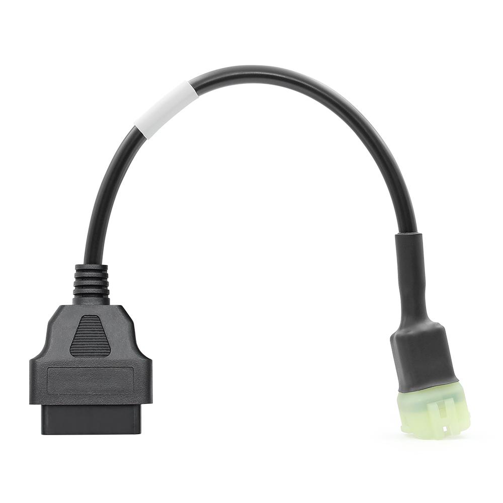 For Kawasaki 6Pin OBDII Motorcycle Cable 6 Pin To OBD2 16 Pin Adapter Diagnostic Cable