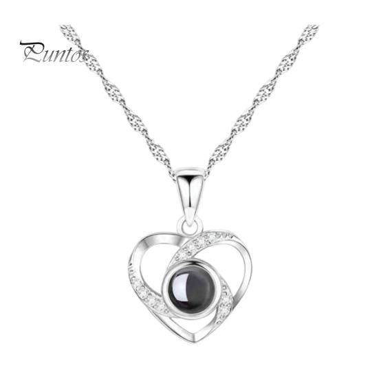 Ожерелье с изображением, персонализированное ожерелье с проекцией фотографий, памятные подарки на День святого Валентина, день рождения для жены или девушки