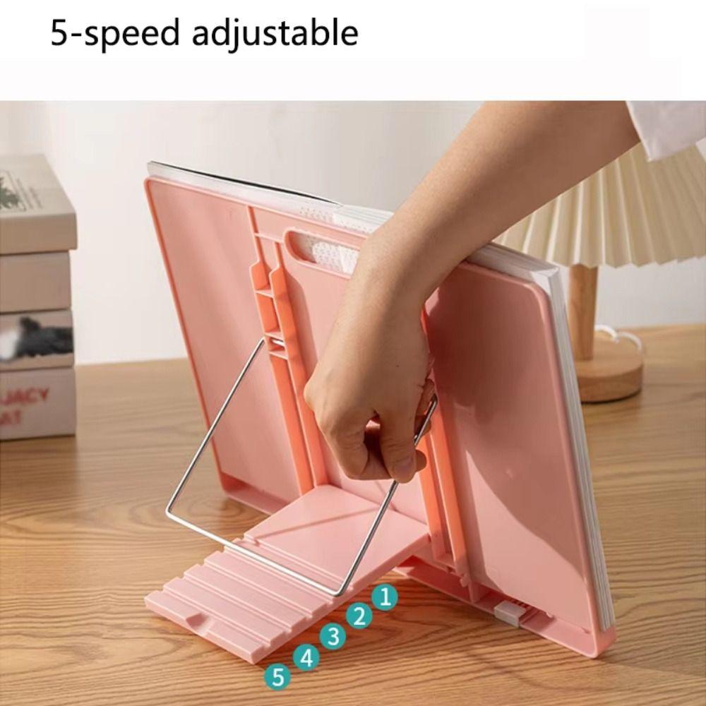 Multi-purpose Book Holder Adjustable Reading Tablet Stable Adjustable Reading Book Stand  School