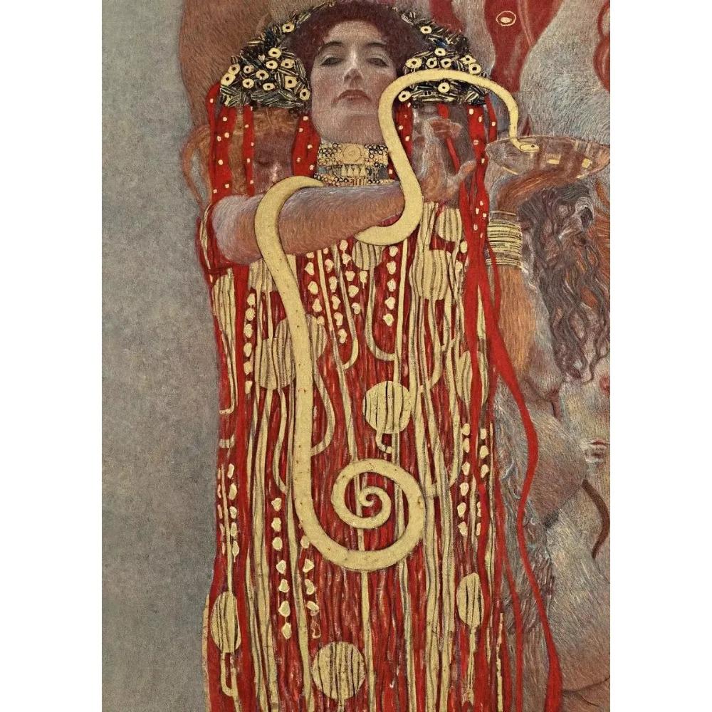 Classic Abstract Figure Artworks of Gustav Klimt, Including "The Kiss" and "The Tree of Life" Home Decor Gifts.