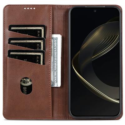 AZNS Чехол для Samsung Galaxy A56 5G Кошелек-чехол для телефона из ПУ кожи с текстурой коровьей кожи