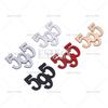 1Pc Car Styling 595 695 3D Car Body Fender Rear Trunk Adhesive Metal Zinc Alloy Badges Emblems Decals for  Abarth 595 695