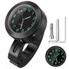 Универсальные водонепроницаемые светящиеся часы для мотоцикла 7/8", крепление на руль, кварцевые, хром, аксессуары для мотоциклов