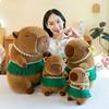 New Summer Hula Skirt Capybara Plush Toy Doll Ugly Cute Beach Skirt Kapibara Doll Gift