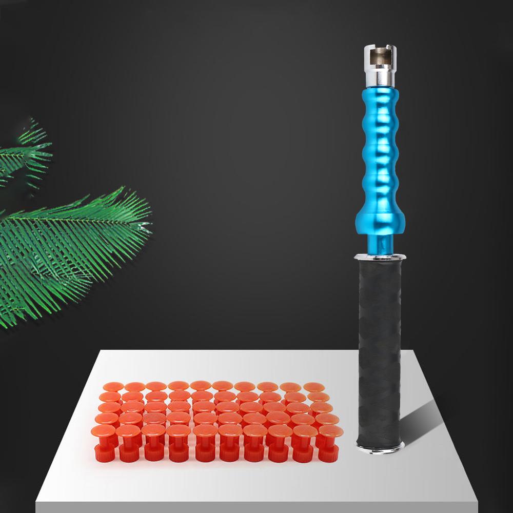 Для удаления вмятин от града с автомобиля Набор инструментов для ремонта вмятин кузова автомобиля Молоток для вытягивания Втягивающий молоток с 50 присосками