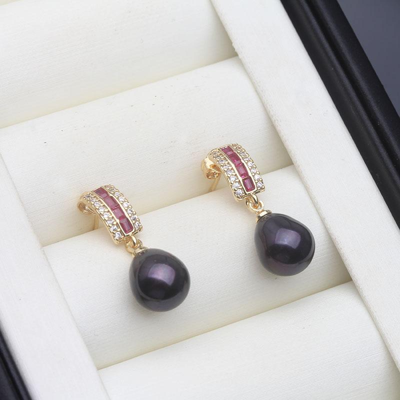 Серьги-гвоздики из серебра 925 пробы с жемчугом для свадьбы, женские, винтажные, из натурального жемчуга, ювелирное изделие, подарок жене, девушке на день рождения, белые, розовые