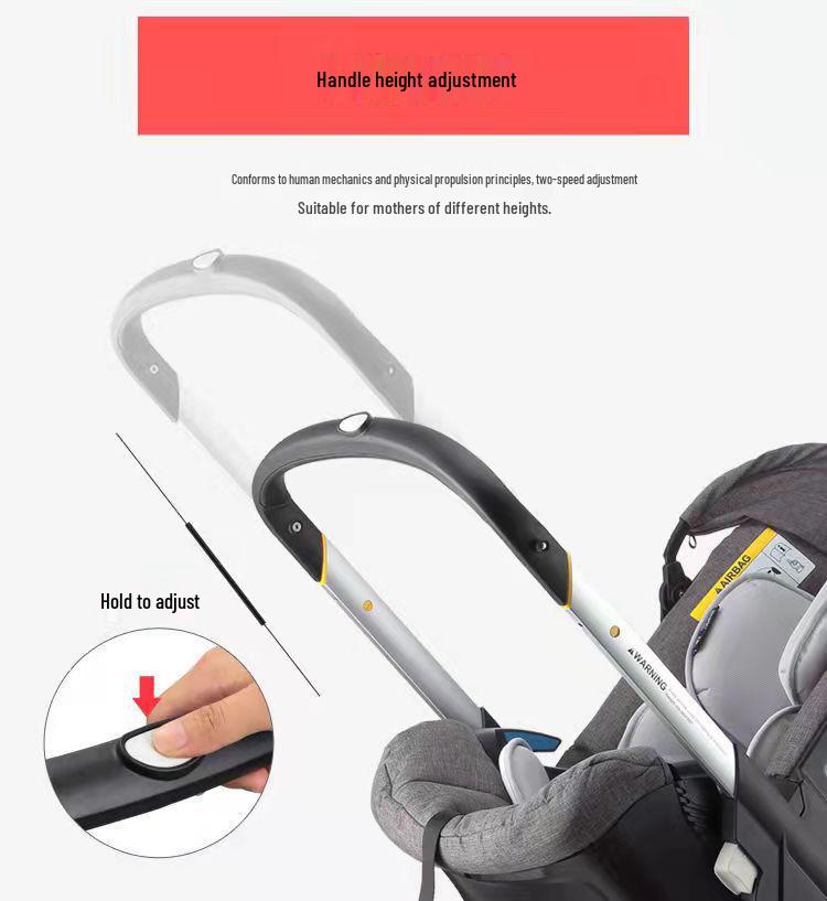 4-in-1 Lightweight Baby Stroller and Car Seat