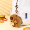 Bag Hanging Capybara Key Pendant Stuffed Animals Plush Toy Doll Kawaii Capybara Keychain  Couple