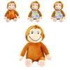 Adorable Curious George Plush Toy For Kids Soft And Cuddly Stuffed Animal Doll