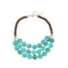 Round Beaded Necklace MultiLayer Long Necklace Trendy Woman Acrylic Necklace  Summer Holiday