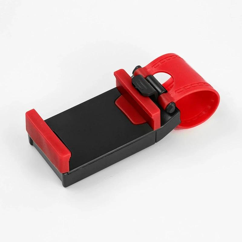 Универсальный держатель для телефона в автомобиль, пластиковое крепление на руль, подставка-держатель для мобильного телефона, крепление-клипса для велосипеда, прочный и простой в использовании