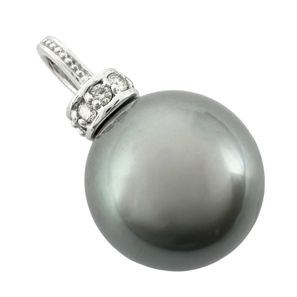 Pendant top Silver Women Pearl used