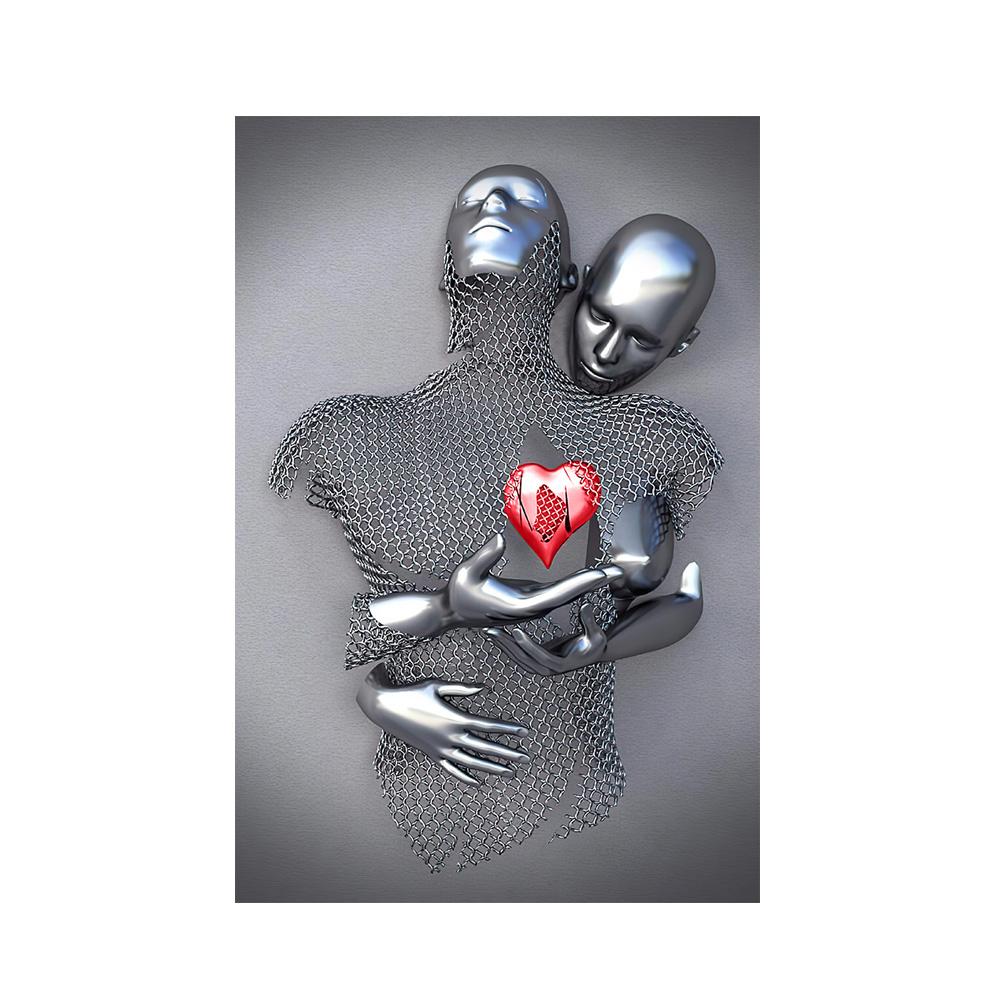 Metal Figurines Wall Art Pictures Print On Canvas Art Lover Posters and Prints Portrait Paintings Home Decor Unframed