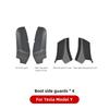 YZ для Tesla Model Y 2025-2025 Боковые защитные ограждения заднего багажника TPE Cover Fluff Surface Corner Защитная оболочка заднего багажника