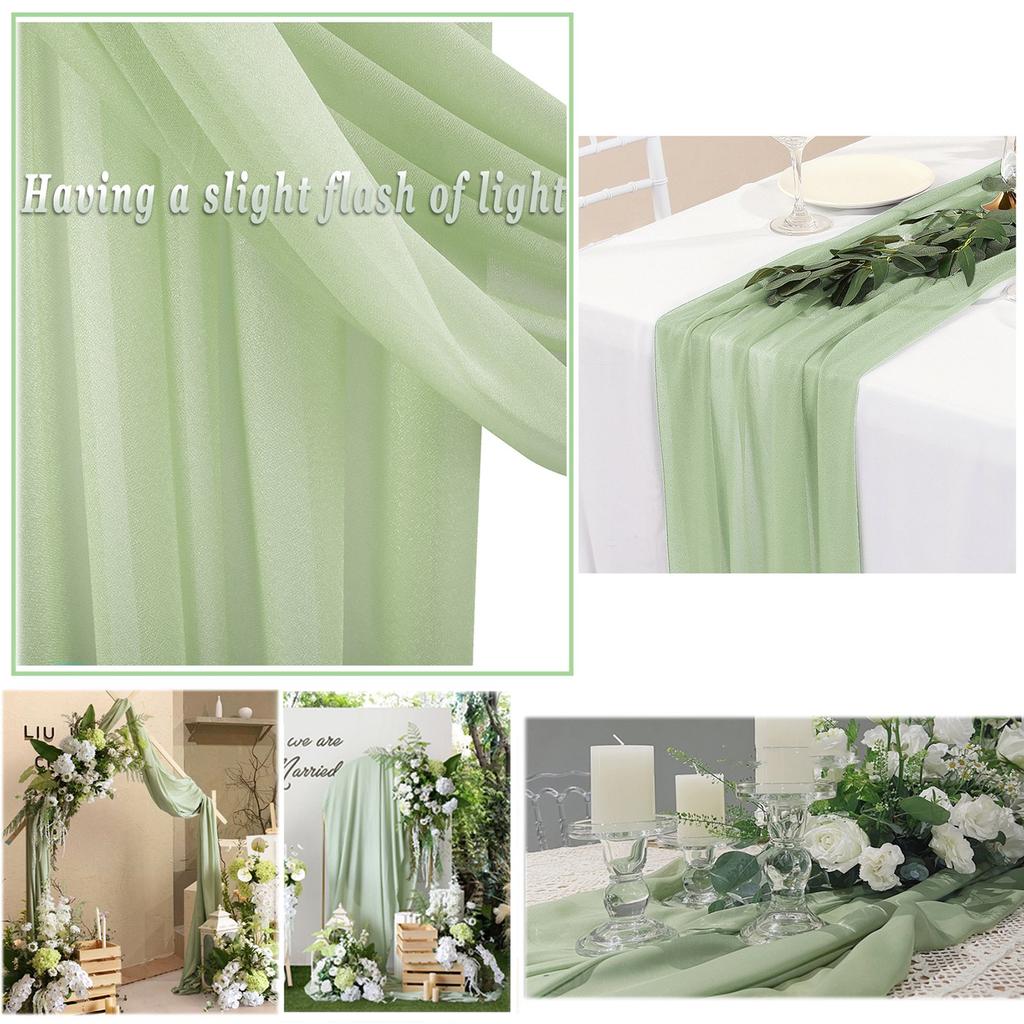 Arch Drapery Tulle Curtains Outdoor Wedding Arch Background Party Photography Veil