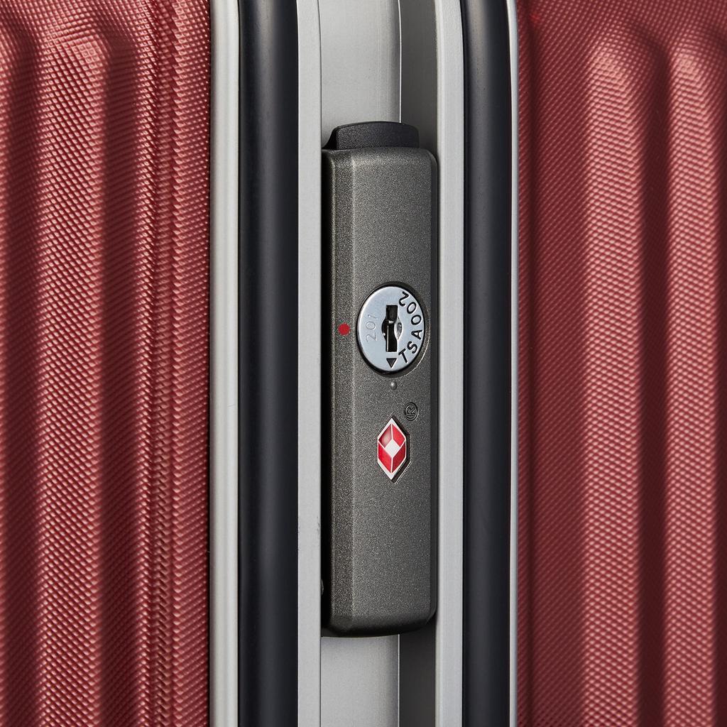 TSA Approved Lock Frame 19 Large Twin Wheel Stopper Red [Wisely] Frame/Spark Suitcase, Carry-on, Inches, Lightweight, Multifunctional, Capacity,