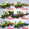 Культиватор дети комбинированный кормоуборочный комбайн модель пазл сборка строительные блоки мальчик фермер трактор игрушка инженерный автомобиль