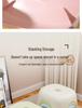 Compact Thickened Plastic Stool for Living Room, Bathroom, and Kids