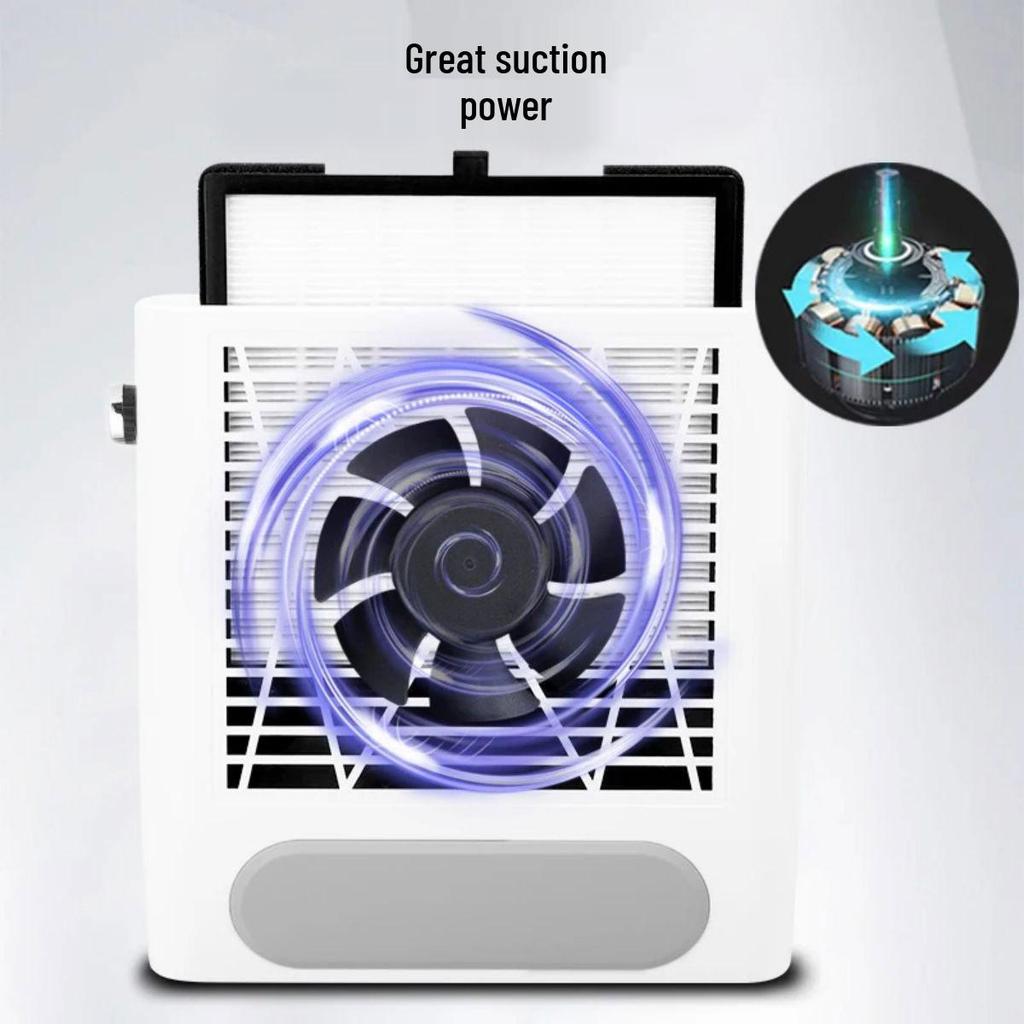 High-Power Nail Dust Collector with Japanese Filter - Nail Table Vacuum Cleaner