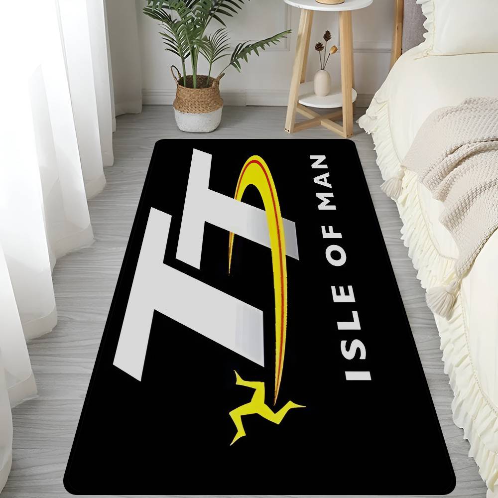 Motorcycle I-Isle Of Man TT Entrance Door Mat Nordic Style Home Doormat Bathroom-Toilet Mats Bedroom Hotel Decor Mat