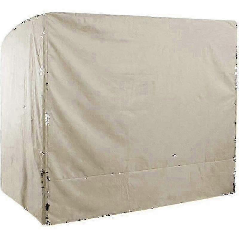 Водонепроницаемый чехол для садовых качелей на 3 места, 220x125x175 см, 210D Оксфорд, защита от УФ, чехол для сиденья качелей, защитный чехол для уличных качелей - бежевый
