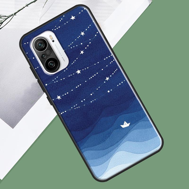 Морские волны парусник Чехол для Xiaomi 17 Pro Max 13 14 15 Ultra 13T 14T 15T Pro POCO F7 F5 F6 X5 X6 X7 Pro Обложка