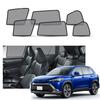 RUIYA Set of Toyota Corolla Cross Side Curtains with Magnetic Car Sun Light Heat Car Heat Easy Corolla Cross Custom Front and Rear Triangular Full Set