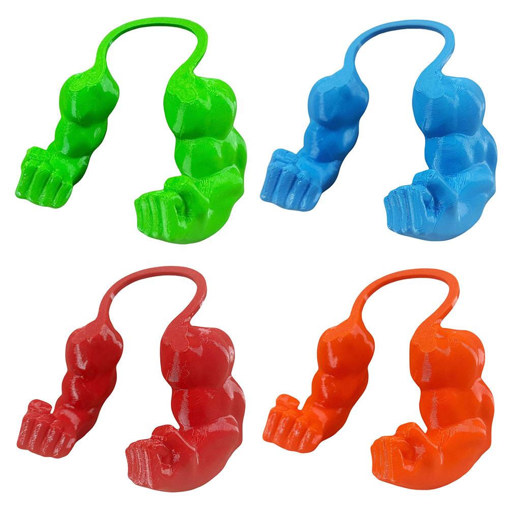 Кошачьи мускулистые руки 3D-печать Креативный смешной кот Подвесной декор на шею Аксессуары для костюма питомца для косплея на Хэллоуин, вечеринку по случаю дня рождения