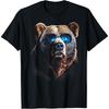 Bear Wild Animals Art Animal Print Animal Grizzly Bear T-Shirt