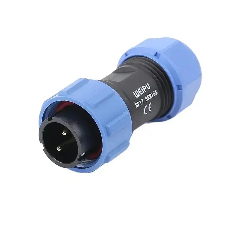 WEIPU SP17 SP1710 SP1712 IP68 Waterproof Aviation Connector Male Plug Female Socket Adapter 2 3 4 5 7 9 10 Pin For Medical LED