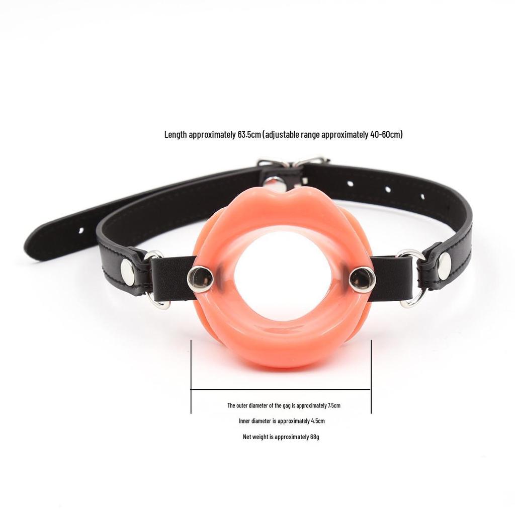 Регулируемый черный кожаный силиконовый кляп для рта для взрослых