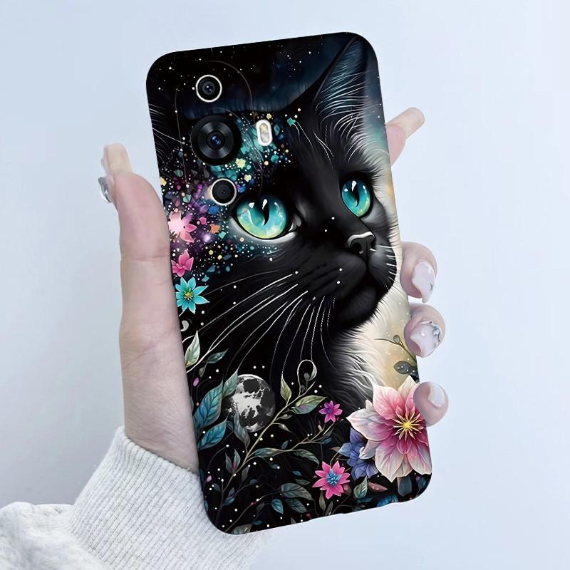 Чехол для Huawei Nova 12s FOA-LX9 Дизайн 'Цветочная Девочка' Мягкий Силиконовый Чехол для Huawei Nova 11 Nova11 Pro Ultra Nova12s Чехлы для Телефона