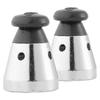 Universal Silver Steam Release Handle for Pressure Cooker with Iron Valve for Kitchen Use 2pcs