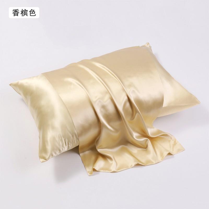 22 Momme 100% Pure Mulberry Silk Pillowcase With Zipper Double-Sided Satin Finish Modern Minimalist Sleep Essential