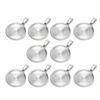 10pcs 20mm Size Round Pendant Tray Stainless Steel Material Blank Pendant Tray  Necklace Making