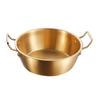 Rustless Steel Serving Bowl Round Deep Appetizer Bowl Practical Food Basin  Fruit Storage