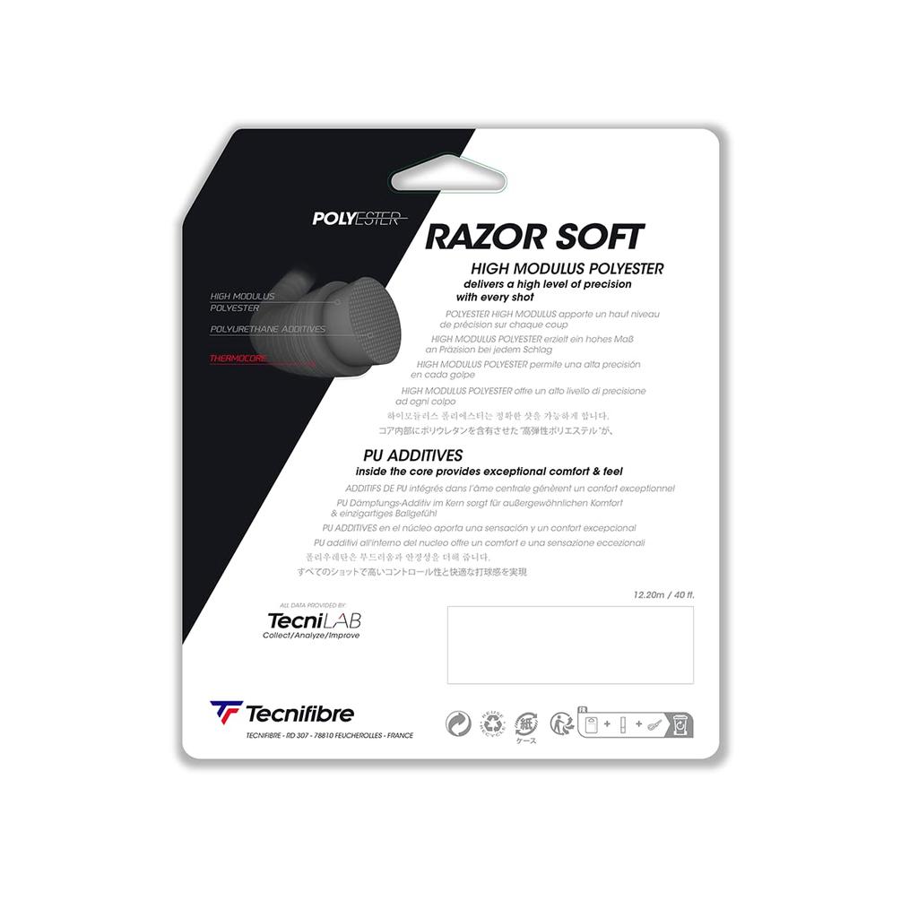Теннисная струна Tecnifibre RAZOR SOFT 120 Laser Soft 120 Одинарная струна 04GRAS120N