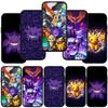 Чехол для телефона для Samsung Galaxy S25 S23 S22 S24 Ultra FE Plus S9 A05 A06 A15 A16 A36 A37 A35 A54 A55 A56 A57 A25 A53 A17 Пикачу GO Генгар Покемон Обложка