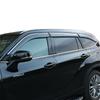 Дефлекторы окон (ветровики) для Toyota Highlander, козырьки на двери, 2020 2023 2024 2025 2026 2021 Kluger, боковые аксессуары, экстерьер