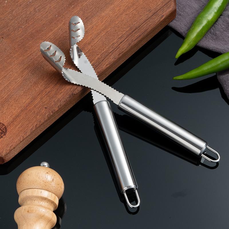 HANYANG Stainless Steel Chilli Seed Remover Creative Kitchen Corer Green Pepper Seed Remover Kitchen Gadgets Seed Remover