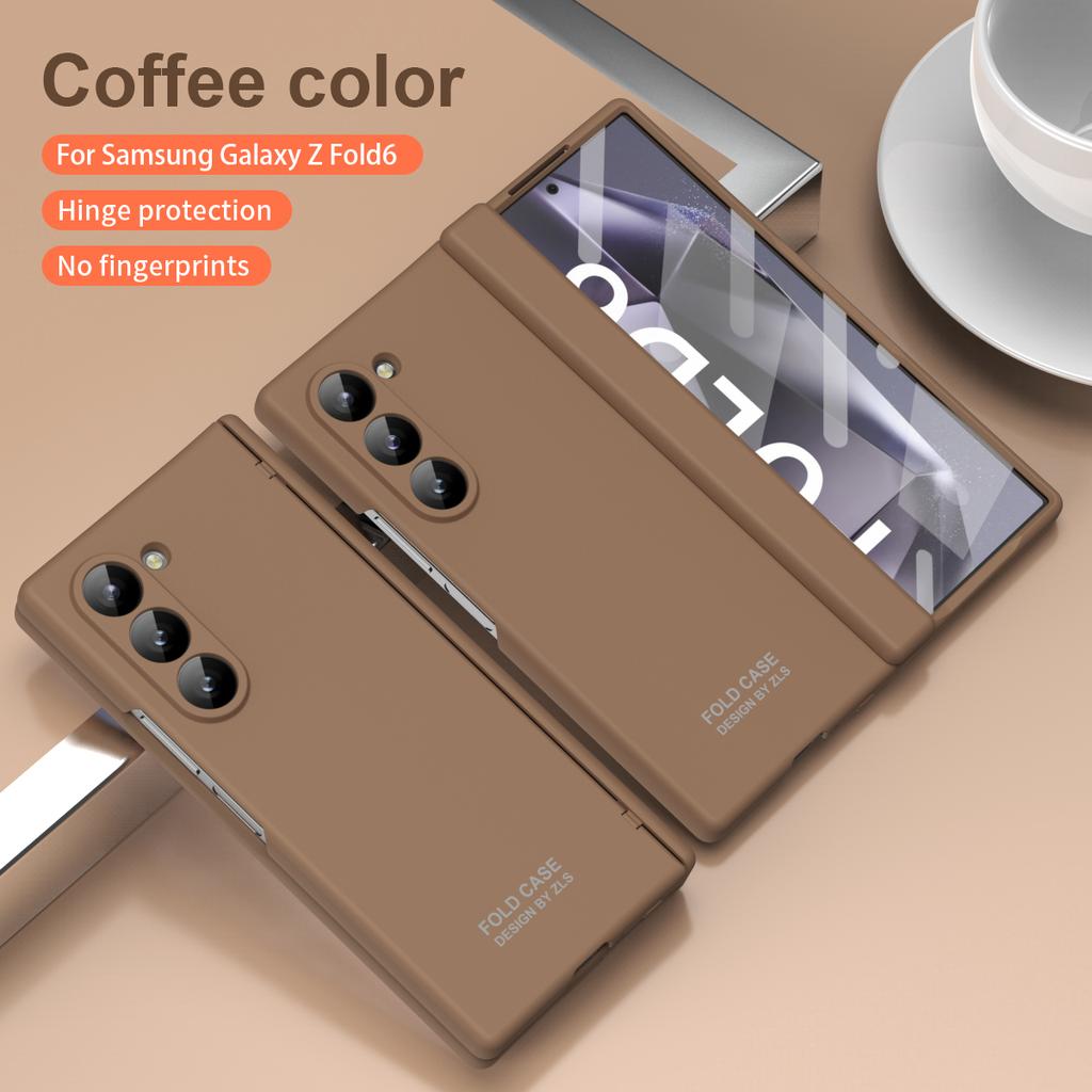 Матовая жесткая задняя крышка с шарниром защитная пленка для контейнера для ручек для Samsung Galaxy Z Fold 6 5 4 3 защитный чехол ударопрочный ультратонкий